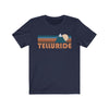 Telluride, Colorado T-Shirt - Retro Mountain Adult Unisex Telluride T Shirt