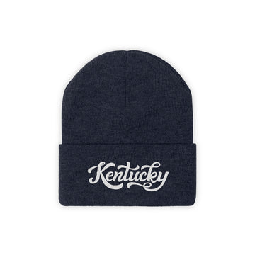 Kentucky Beanie - Adult Hand Lettered Embroidered Kentucky Knit Hat