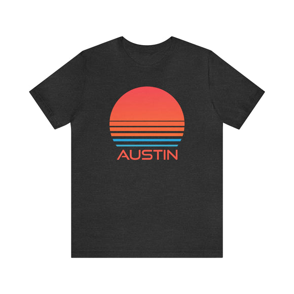 Austin, Texas T-Shirt - Retro 80s Unisex Austin Shirt