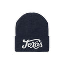 Texas Beanie - Adult Hand Lettered Embroidered Texas Knit Hat-9