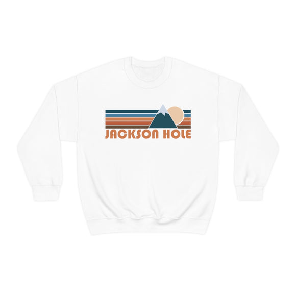 Jackson Hole, Wyoming Sweatshirt - Retro Mountain Unisex