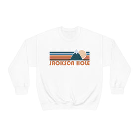 Jackson Hole, Wyoming Sweatshirt - Retro Mountain Unisex