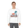 Naples, Florida Sweatshirt - Unisex Retro Palm Tree Crewneck Naples Sweatshirt