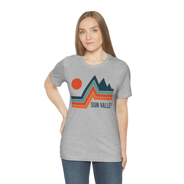 Sun Valley, Idaho T-Shirt - Retro Mountain Unisex Sun Valley Shirt