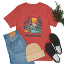 Montana T-Shirt - Mountain Illustration Unisex Montana Shirt-63