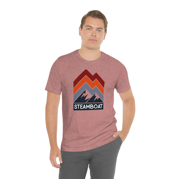 Steamboat, Colorado T-Shirt - Retro Mountain Unisex Steamboat Shirt