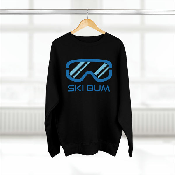 Premium Ski Bum Crewneck Sweatshirt - Retro Unisex Sweatshirt