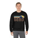Bend, Oregon Sweatshirt - Fall Retro Mountain Unisex Crewneck Bend Sweatshirt-12