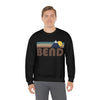 Bend, Oregon Sweatshirt - Fall Retro Mountain Unisex Crewneck Bend Sweatshirt