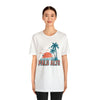 Palo Alto, California T-Shirt - Retro Palm Tree & Beach Unisex Palo Alto Shirt
