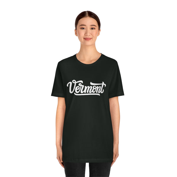 Vermont T-Shirt - Hand Lettered Unisex Vermont Shirt