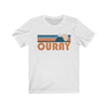 Ouray, Colorado T-Shirt - Retro Mountain Adult Unisex Ouray T Shirt