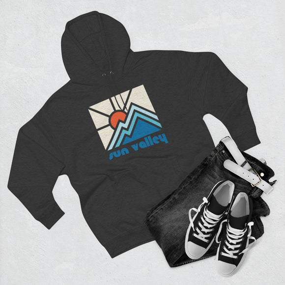 Premium Sun Valley, Idaho Hoodie - Min Mountain Unisex Sweatshirt
