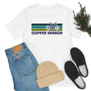 Copper Harbor T-Shirt - Retro Mountain Bike Adult Unisex Copper Harbor, Michigan T Shirt-16