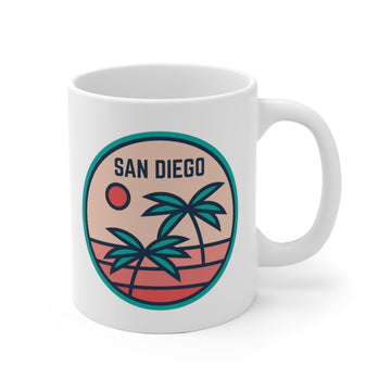 San Diego, California Mug, Ceramic San Diego, California Mug, San Diego, California Coffee Mug
