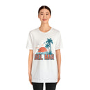 Del Mar, California T-Shirt - Retro Palm Tree & Beach Unisex Del Mar Shirt-15