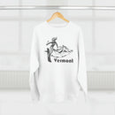 Premium Vermont Crewneck Sweatshirt - Retro Unisex Sweatshirt-3