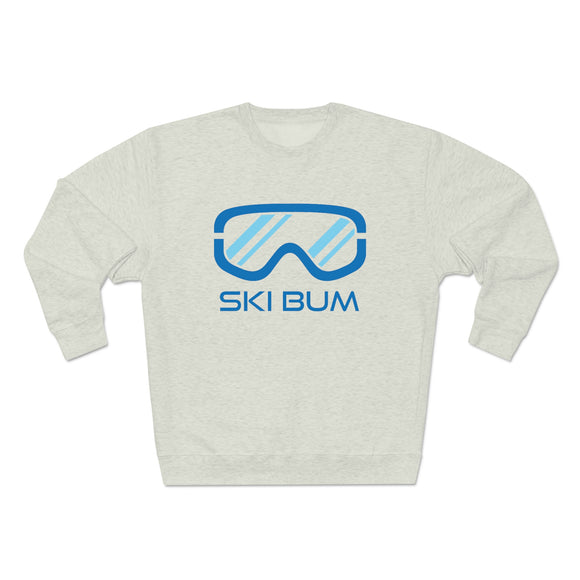 Premium Ski Bum Crewneck Sweatshirt - Retro Unisex Sweatshirt