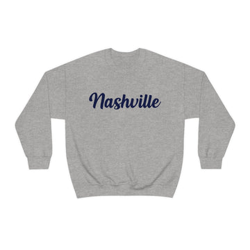 Buy sport-grey Nashville, Tennessee Sweatshirt - Script Unisex