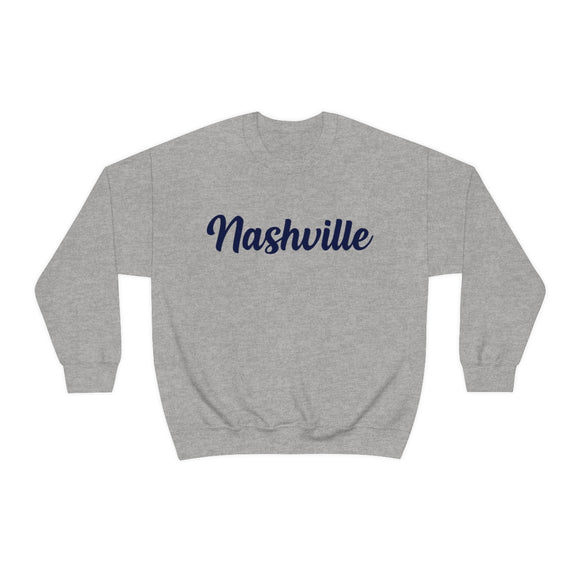 Nashville, Tennessee Sweatshirt - Script Unisex