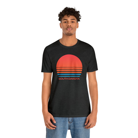 South Dakota T-Shirt - Retro 80s Unisex South Dakota Shirt
