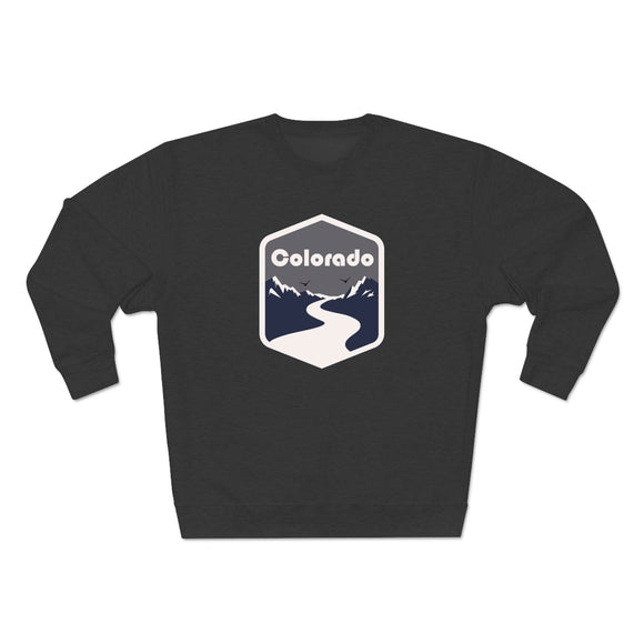 Premium Colorado Crewneck Sweatshirt - Retro Unisex Sweatshirt