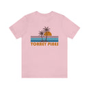 Torrey Pines, California T-Shirt - Retro Palm Tree Unisex Torrey Pines Shirt-55