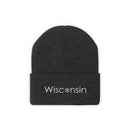 Wisconsin Knit Beanie - Adult Embroidered Snowflake Wisconsin Knit Hat-9