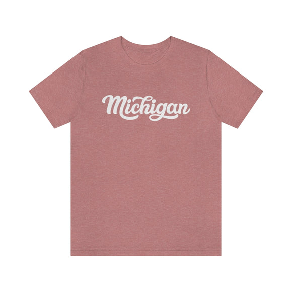 Michigan T-Shirt - Hand Lettered Unisex Michigan Shirt