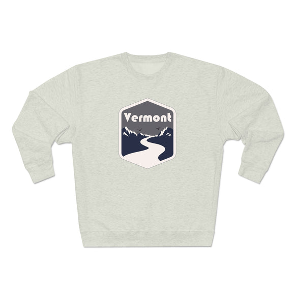 Premium Vermont Crewneck Sweatshirt - Retro Unisex Sweatshirt