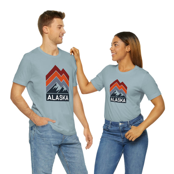 Alaska T-Shirt - Retro Mountain Unisex Alaska Shirt