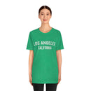 Los Angeles, California Shirt - Paint Text Unisex Los Angeles T-Shirt-11