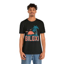 Biloxi, Mississippi T-Shirt - Retro Palm Tree & Beach Unisex Biloxi Shirt-28