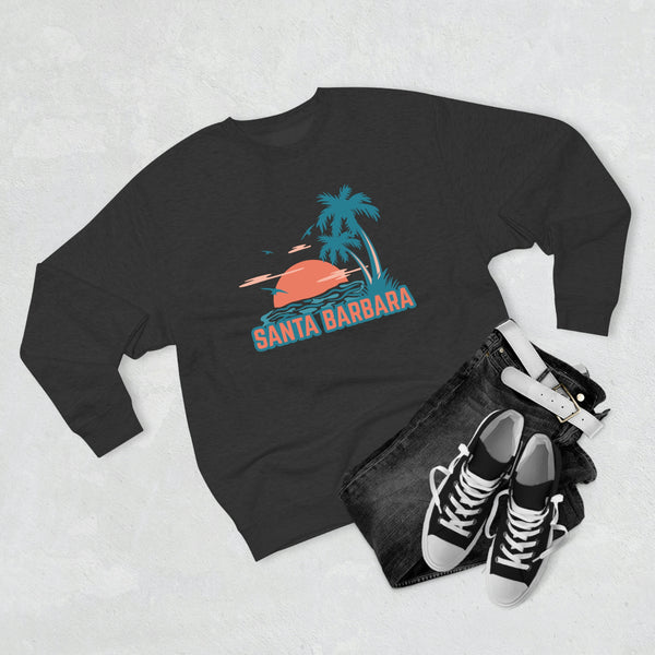 Premium Santa Barbara, California Sweatshirt - Unisex Premium Crewneck Sweatshirt