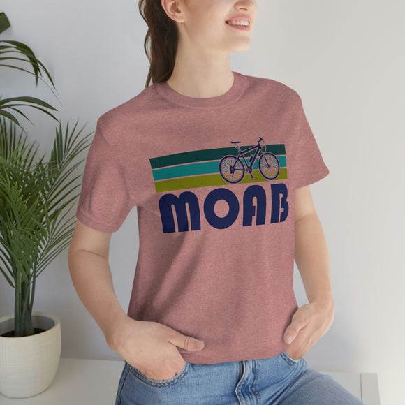 Moab T-Shirt - Retro Mountain Bike Adult Unisex Moab, Utah T Shirt