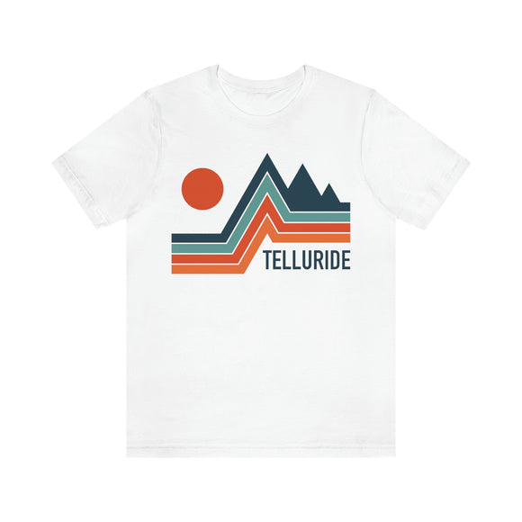 Telluride, Colorado T-Shirt - Retro Mountain Unisex Telluride Shirt