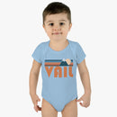 Vail Baby Bodysuit - Retro Mountain Vail, Colorado Baby Bodysuit-2