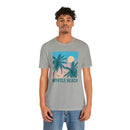 Myrtle Beach, South Carolina T-Shirt - Retro Palm Tree & Beach Unisex Myrtle Beach Shirt-64