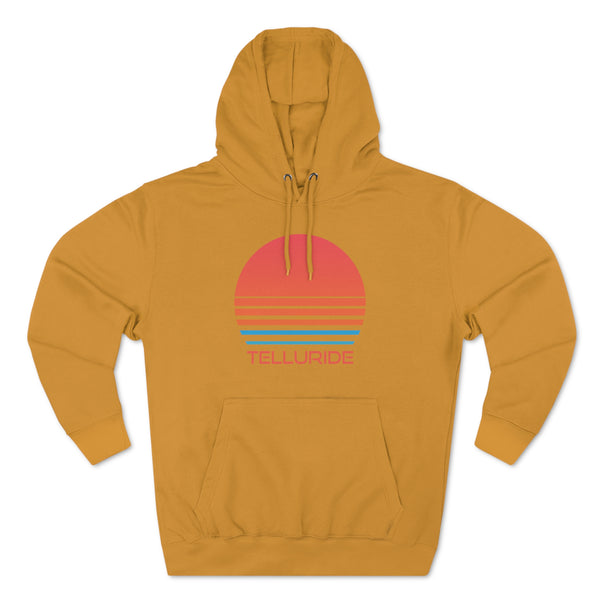 Premium Telluride, Colorado Hoodie - Retro 80s Unisex Sweatshirt