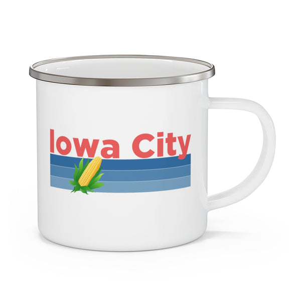 Iowa City, Iowa Camp Mug - Retro Corn Iowa City Mug