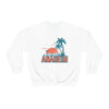 Anaheim, California Sweatshirt - Unisex Retro Palm Tree Crewneck Anaheim Sweatshirt