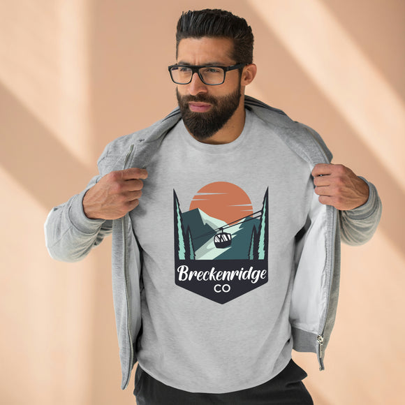Premium Breckenridge, Colorado Crewneck Sweatshirt - Retro Unisex Sweatshirt