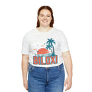 Biloxi, Mississippi T-Shirt - Retro Palm Tree & Beach Unisex Biloxi Shirt-19