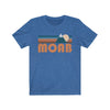Moab, Utah T-Shirt - Retro Mountain Adult Unisex Moab T Shirt