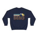 Bend, Oregon Sweatshirt - Fall Retro Mountain Unisex Crewneck Bend Sweatshirt-25