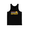 Detroit, Michigan Tank Top - Unisex Detroit Tank Top Retro Sun