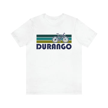 Buy white Durango T-Shirt - Retro Mountain Bike Adult Unisex Durango, Colorado T Shirt