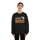 Bend, Oregon Sweatshirt - Unisex Retro Mountain Unisex-10