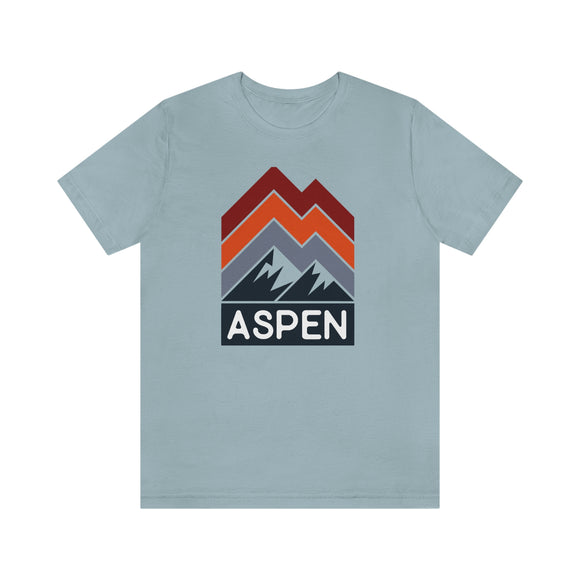 Aspen, Colorado T-Shirt - Retro Mountain Unisex Aspen Shirt