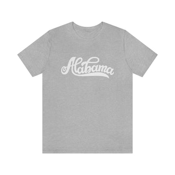 Buy athletic-heather Alabama T-Shirt - Hand Lettered Unisex Alabama Shirt